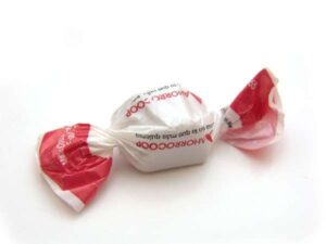 Gomita frugele mariposa con logotipo