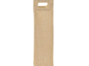 Bolsa de yute porta-botella