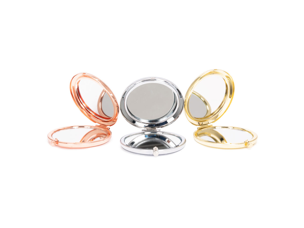 Espejo Metálico Doble Con Aumento Bardot Espejo Metálico Doble Con Aumento Bardot