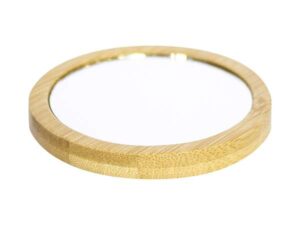 Espejo Redondo Bambú