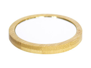 Espejo redondo bambú