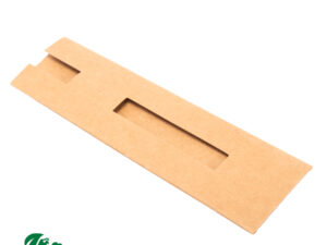 Estuche porta-lápiz o bolígrafo, en cartón reciclado