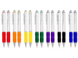 Bolígrafo plástico qasar silver