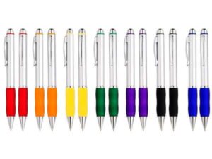 Bolígrafo plástico qasar silver