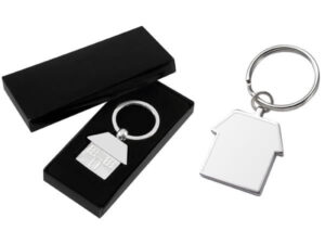 Llavero metálico casa