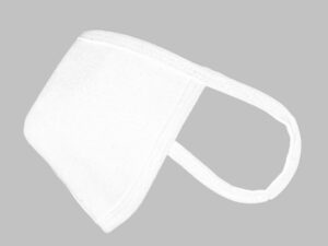 Mascarilla de 1 capa 100% algodón, para niños.