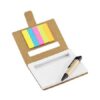 Memo set ecológico con bolígrafo