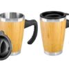 Mug De Bamboo Asa Plástica