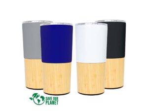 Mug Metálico Con Bamboo Mug Metálico Con Bamboo