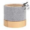 Parlante Altavoz De Bamboo Y Tela Rpet True Parlante Altavoz De Bamboo Y Tela Rpet True