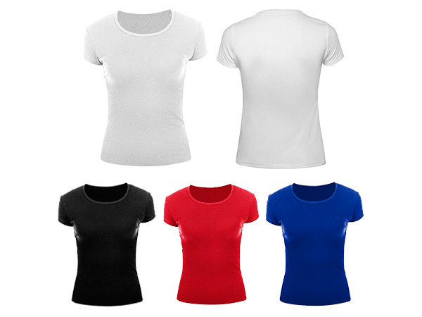 Polera Manga Corta Algodón Mujer Polera Manga Corta Algodón Mujer - Imagen 2