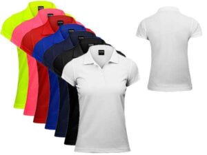 Polera Poliéster Mujer Con Cuello