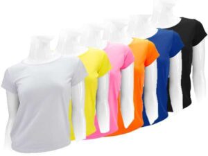 Polera Manga Corta Poliéster Mujer