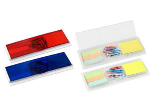 Porta post-it con clips