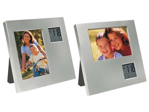 Porta Retrato Con Reloj Digital