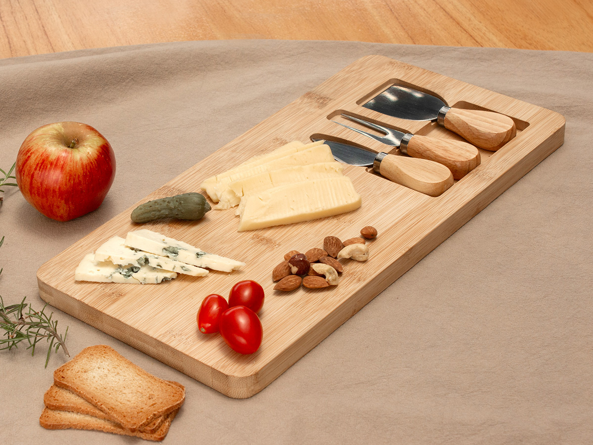 Tabla de quesos cheddar