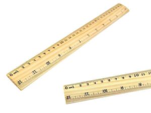 Regla De Madera 30 Cm