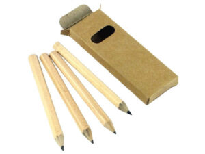 Set 4 lápices de grafito negro