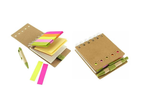 Memo Set Ecológico con Bolígrafo Memo Set Ecológico con Bolígrafo - Imagen 2