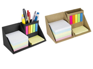 Memo Set Cubo Ecológico Con Porta-Lápices