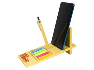 Organizador De Escritorio De Bambú́