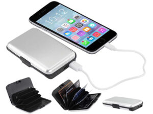 Porta-Tarjetas Anti-Clonación Power Bank Porta-Tarjetas Anti-Clonación Power Bank