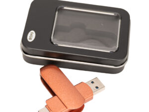 Pendrive giro encobrizado OTG USB 3.0 / Type C, 64gb