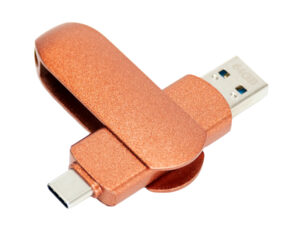 Pendrive giro encobrizado OTG USB 3.0 / Type C, 64gb - vista 2
