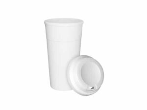 Vaso blanco para café